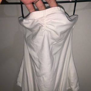 White Strapless Bodysuit